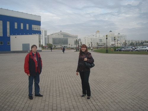 Андрей Симанов (г. Москва) и Чуркина Наталья (г.Тольятти) по пути в общежитие
